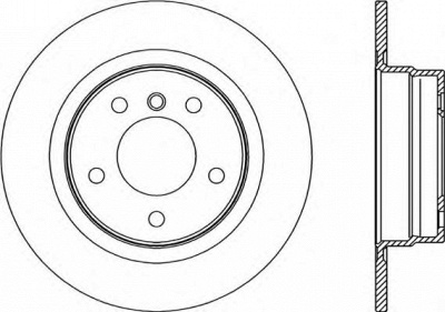 OPEN PARTS bda233510 -  Тормозной диск